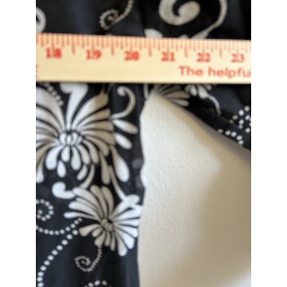 Sunny Leigh Womens L Coverup Tunic Silk Blend 3/4 Sleeve Floral Beach Boho VTG - Picture 6 of 11